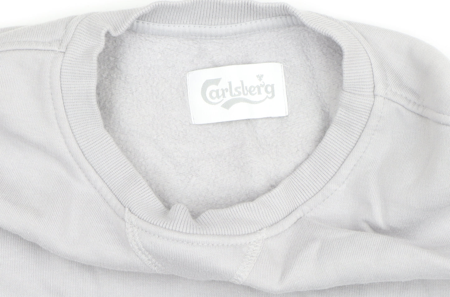 Carlsberg Unisex Grey Pullover Sweatshirt L Beer Logo Fleece