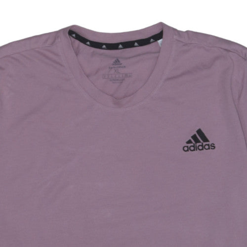 Adidas Men's Purple XL Crew Neck AEROREADY Sports T-Shirt