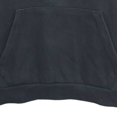 Puma Men's Black Pullover Hoodie L Logo Fleece Sweatshirt