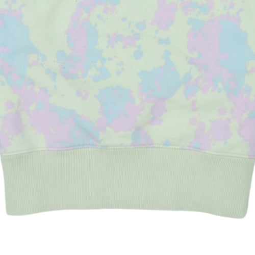 The North Face Unisex Pastel Tie Dye Sweatshirt Medium Cotton Blend
