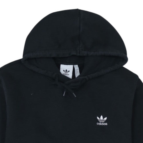 Adidas Men's Black Pullover Hoodie L Regular Fit Fleece Sweatshirt