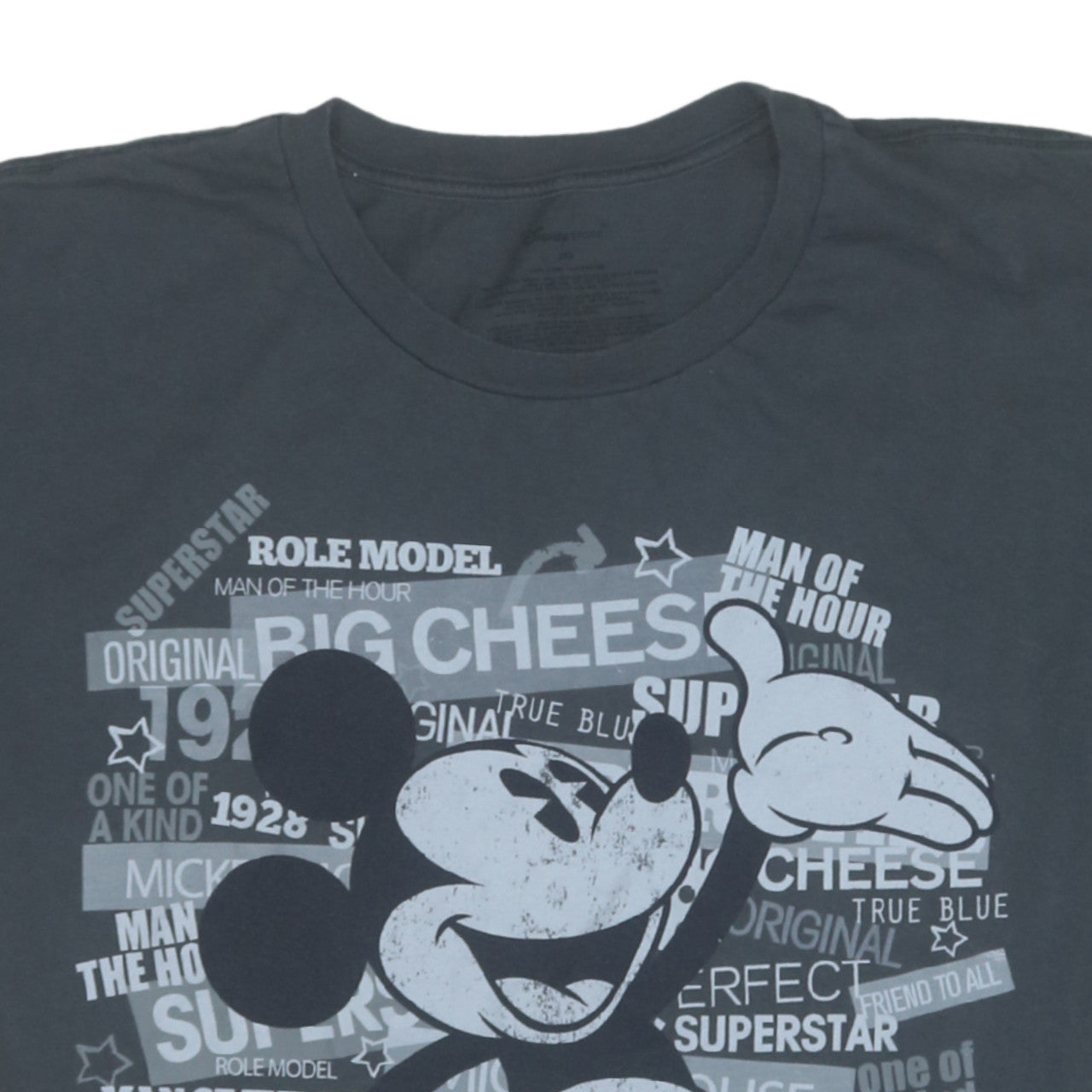 Disney Store Men's Black Mickey Mouse Graphic T-Shirt 2XL