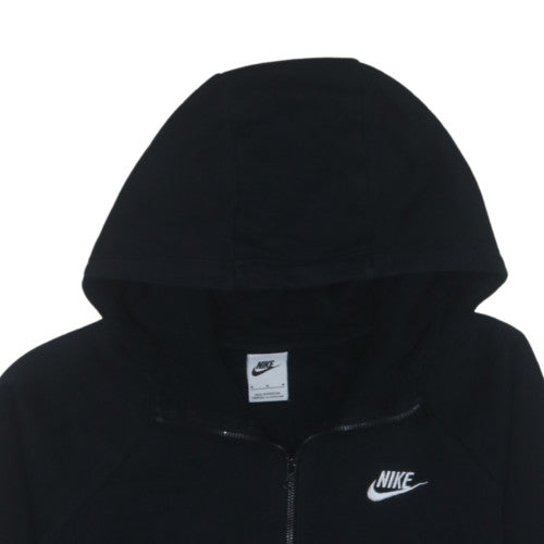 Nike Men’s Black Full Zip Hoodie M Regular Fit Fleece Sportswear
