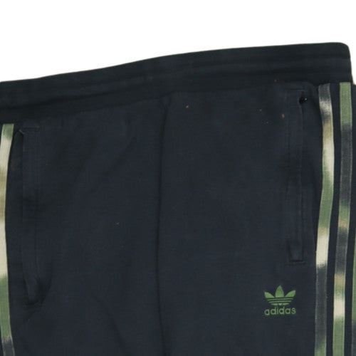 Adidas Men's Black Jogger Trousers M Camouflage Stripe