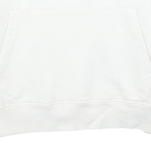 Tommy Hilfiger Men's White 2XL Pullover Hoodie with Logo