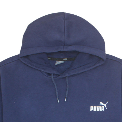 Puma Men's Blue 5XL Pullover Hoodie Sweatshirt Fleece Regular Fit