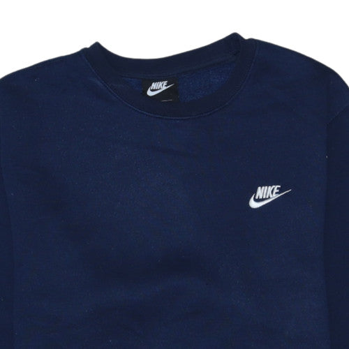 Nike Men's Blue Crew Neck Pullover Sweatshirt M Regular Fit