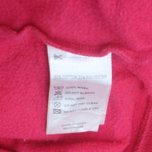 New Balance Womens Pink Pullover Sweatshirt XS Cotton Blend