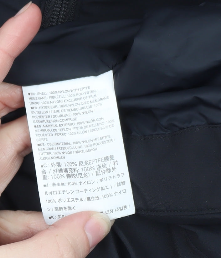 Arc'teryx Women's Black XS Long Hooded Insulated Parka Coat