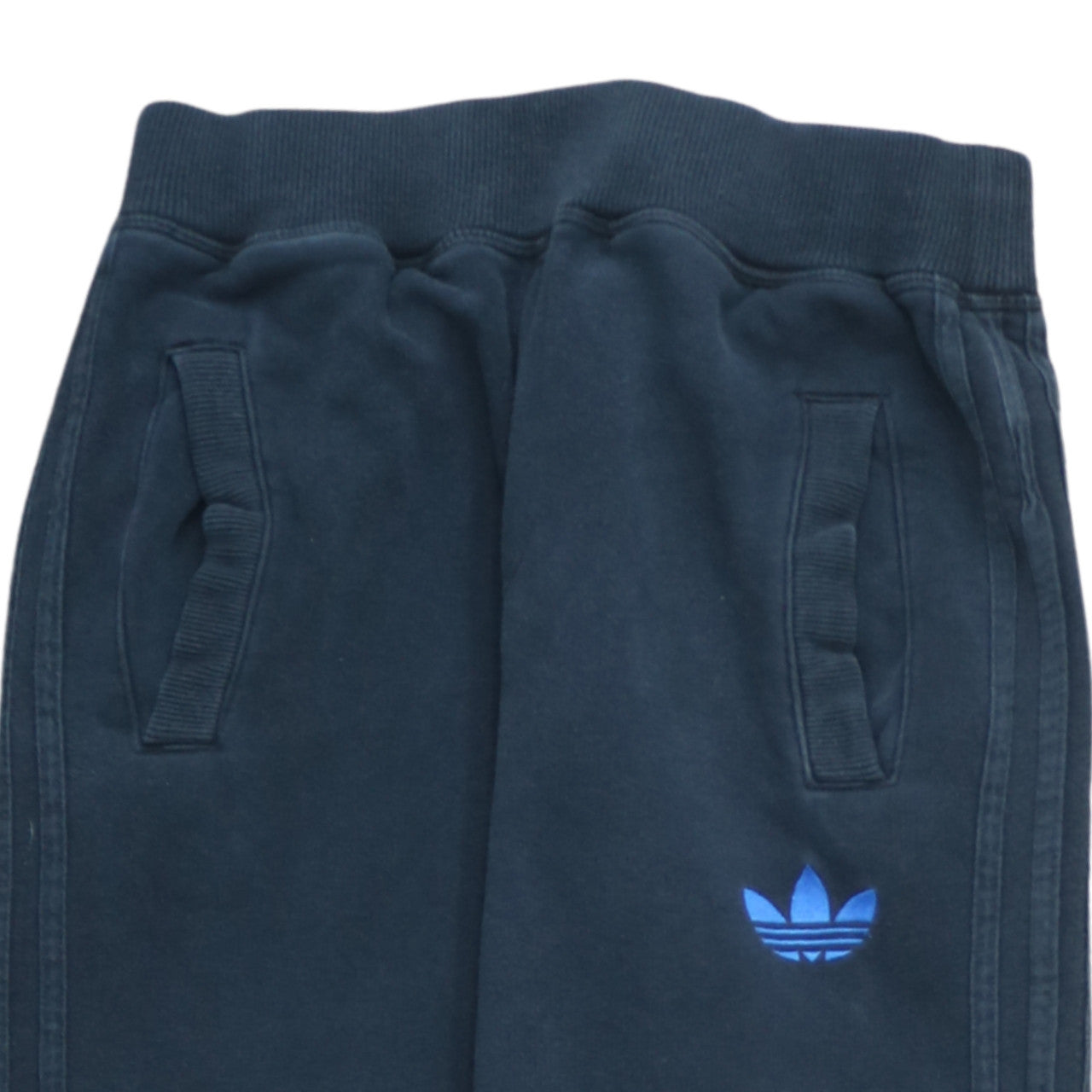 Adidas Mens Navy Blue Jogger Sweatpants M Regular Fit Elastic Waist