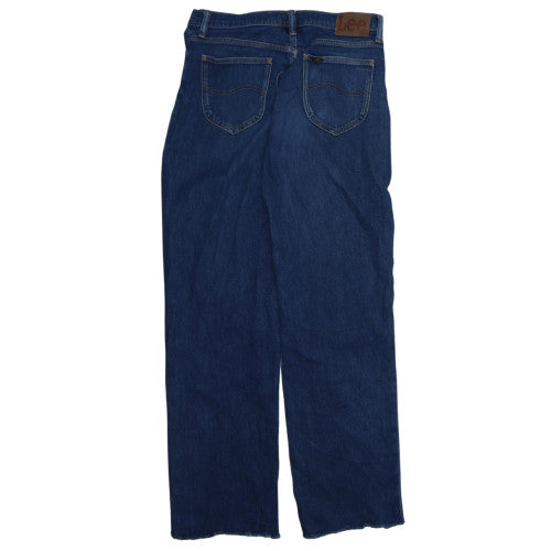 Lee Women’s Blue High Rise Straight Jeans Size 12 Regular Fit