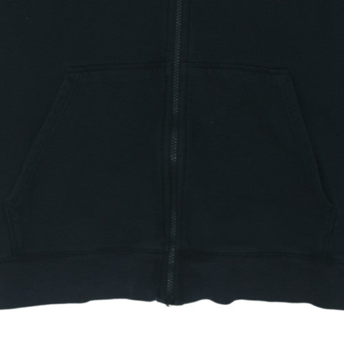 Columbia Mens Black Full Zip Fleece Hoodie Size L Regular Fit