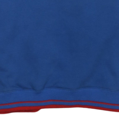 NBA Men’s Blue Detroit Pistons Sweatshirt Size L Pullover Crew Neck
