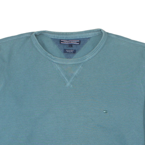 Tommy Hilfiger Men's Blue XL Crew Neck Pullover Sweatshirt