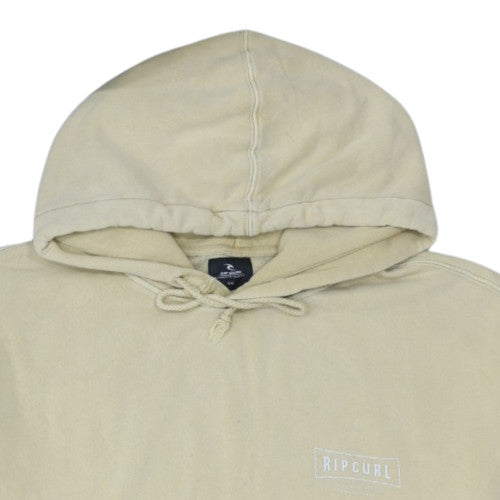Rip Curl Men's Beige 2XL Pullover Hoodie with Logo