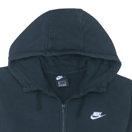 Nike Men's Black XL Full Zip Hoodie Sweatshirt with Logo