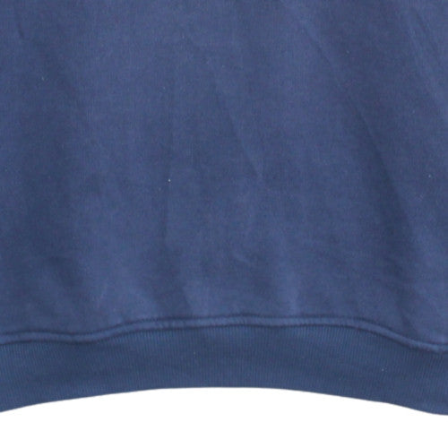 Umbro Men's Blue Sweatshirt M Regular Fit Crew Neck Pullover