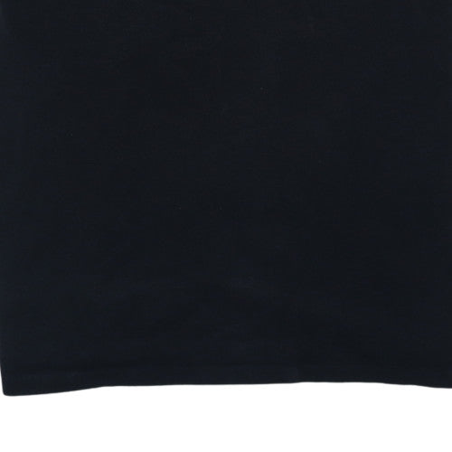 Ralph Lauren Men's Black Custom Fit Polo Shirt XL Slim Cotton