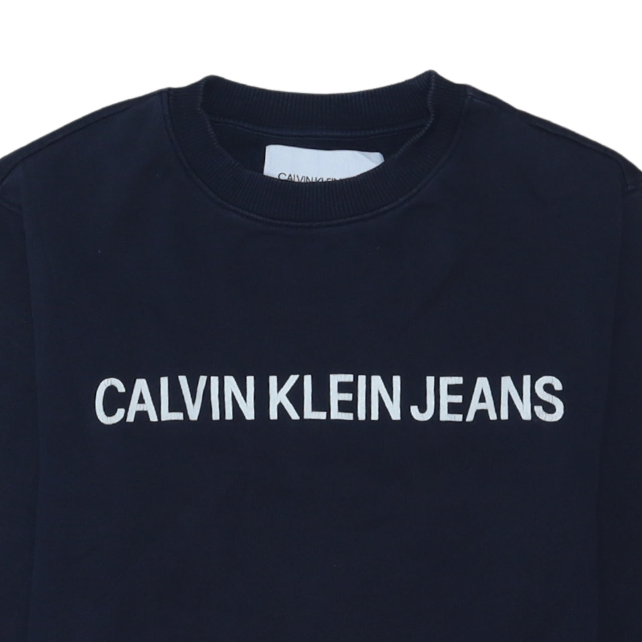 Calvin Klein Jeans Men's Blue XS Pullover Sweatshirt