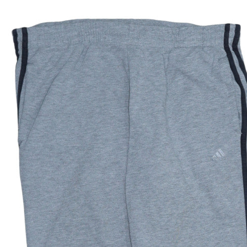 Adidas Men Grey Performance Essentials Sweatpants M