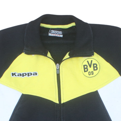 Kappa Men’s Black Full Zip BVB Logo Sweatshirt Size L