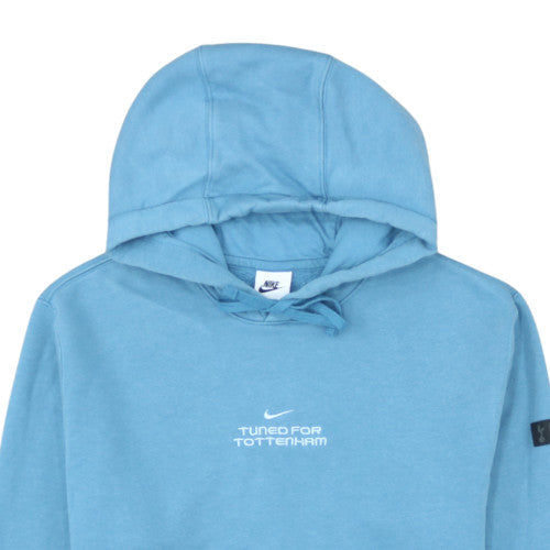 Nike Men Blue Pullover Hoodie Small Tuned for Tottenham Fleece