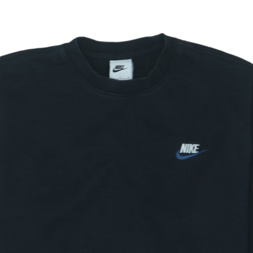 Nike Men's Black Small Crew Neck Pullover Sweatshirt