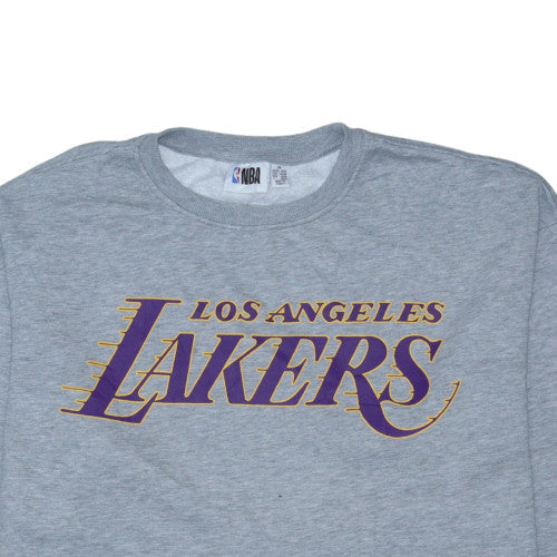 NBA Los Angeles Lakers Men's Grey XL Pullover Sweatshirt
