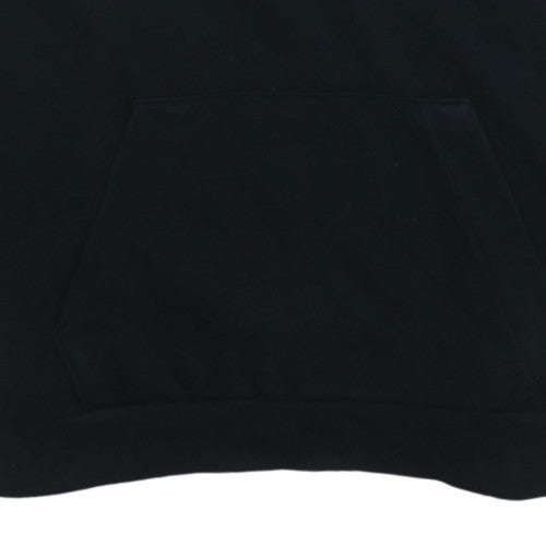 Adidas Womens Black Pullover Hoodie Medium Hooded Sweatshirt