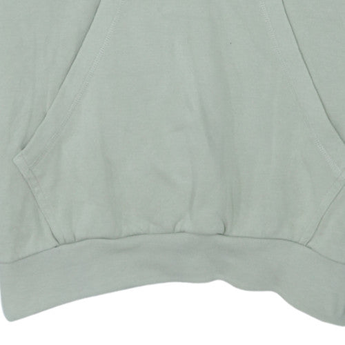 Champion Men's Grey Small Pullover Hoodie with Logo