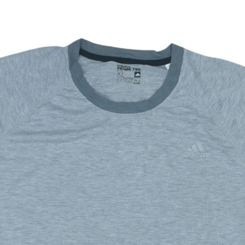 adidas Men's Grey XL Climalite Prime Tee Sports T-Shirt