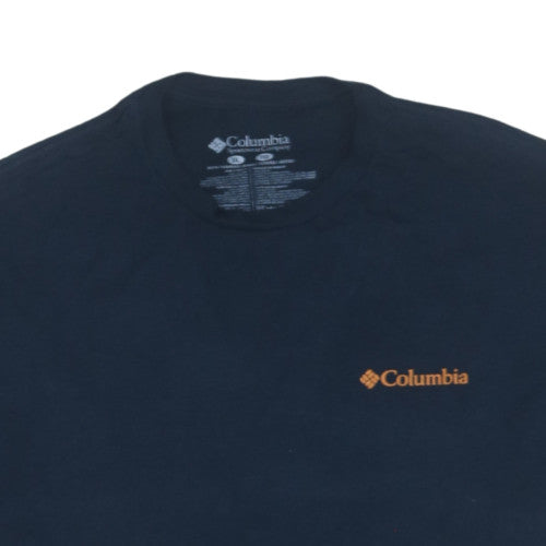 Columbia Men's Blue XL Graphic Outdoor Bear Cotton T-Shirt