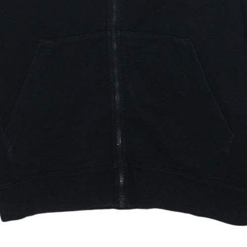Nike Men's Black Full Zip Hoodie M Fleece Sportswear