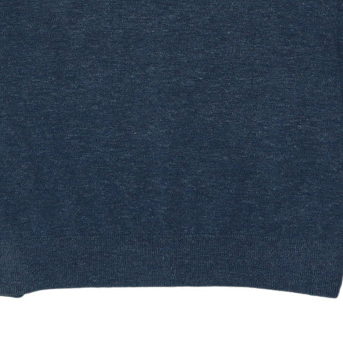 Hilfiger Denim Women Blue XXL Pullover Sweatshirt Cotton Blend Crew Neck