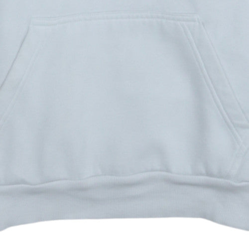 Adidas Womens White XS Pullover Hoodie with Logo Print