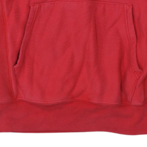Champion Men's Red Reverse Weave Pullover Hoodie Size S