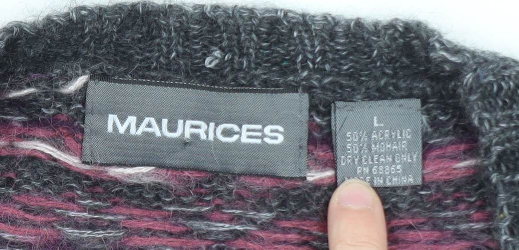 Maurices Women's Multicoloured Fair Isle Cardigan L