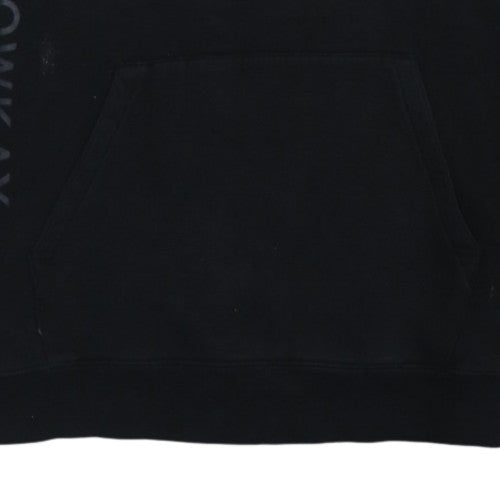 Russell Men's Black Pullover Hoodie RP Reactive Parts Logo Size L