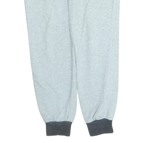 Nike Men Grey Regular Fit Joggers Sweatpants M Adjustable Drawstring Logo