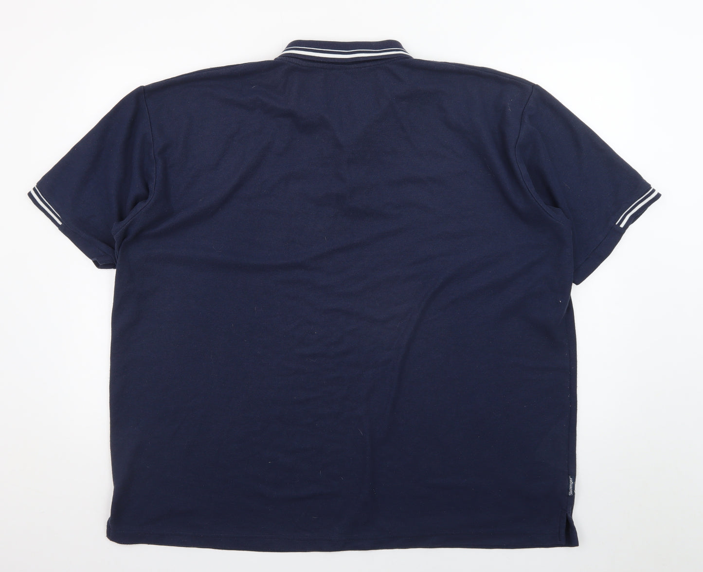 Slazenger Men’s Navy Blue 3XL Cotton Polo Shirt Classic Sports Style
