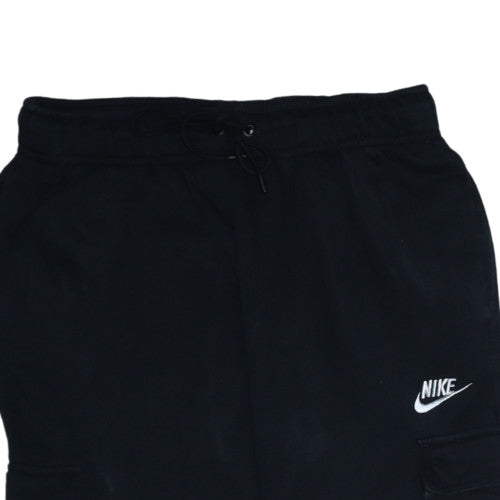 Nike Men's Black Fleece Jogger Trousers Size S Regular Fit