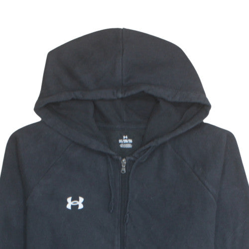 Under Armour Men's Black 2XL Full Zip Hoodie Sweatshirt