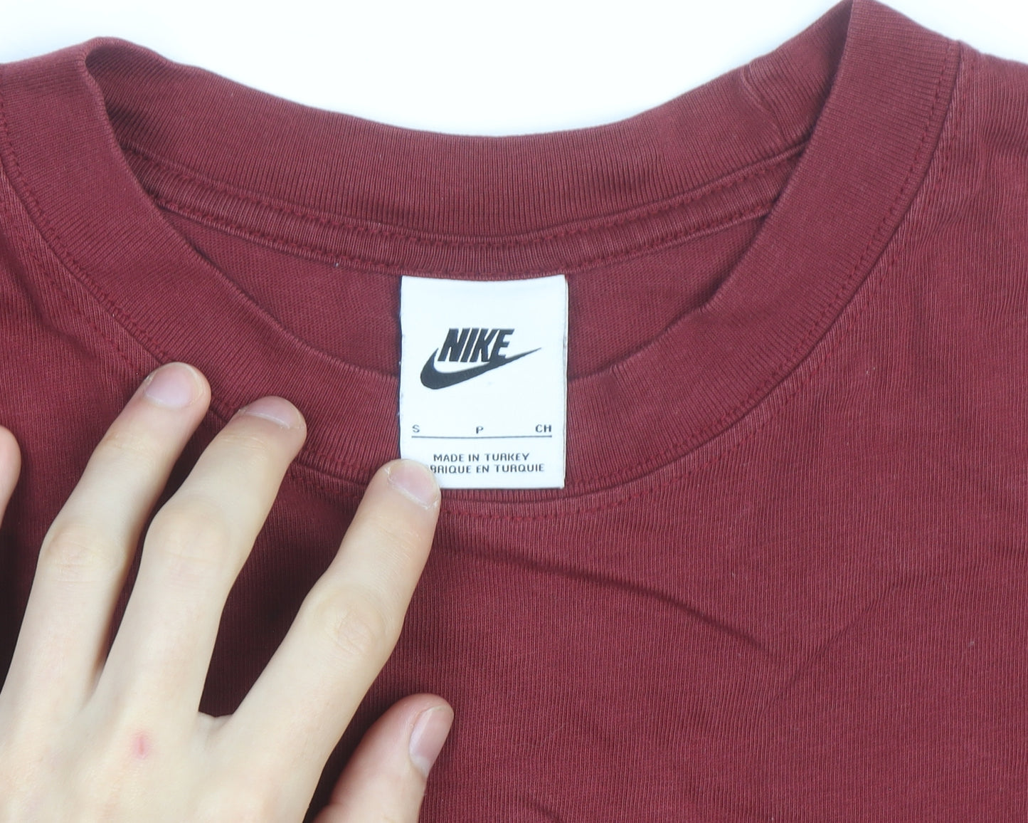 Nike Men's Red Short Sleeve Crew Neck Graphic T-Shirt Size S