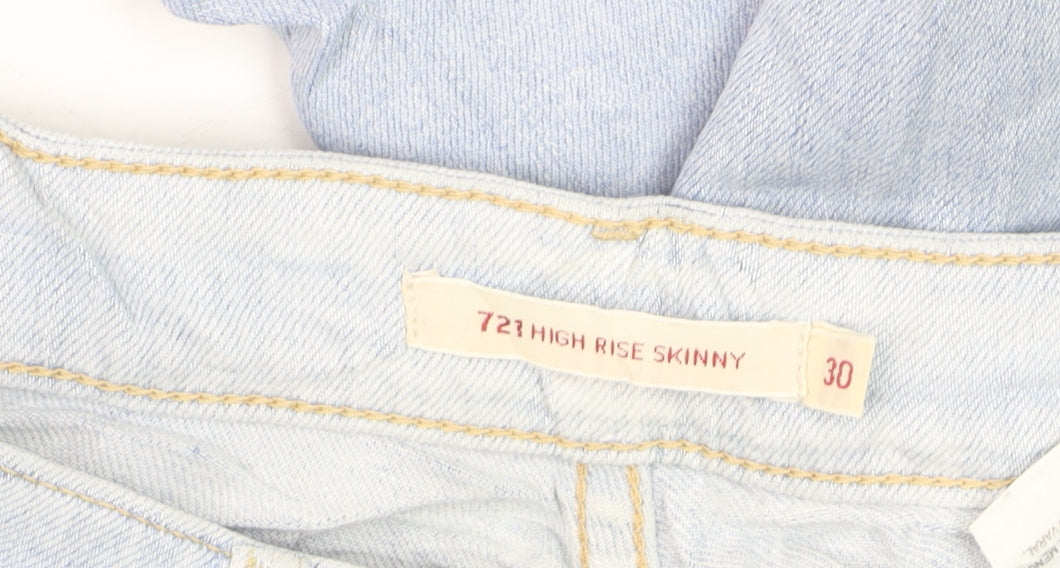 Levi's 721 High Rise Skinny Blue Denim Men's Jeans Size 30
