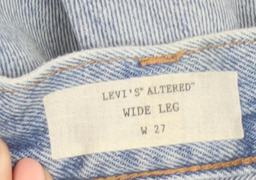 Levi's Altered Wide-Leg Blue High Rise Women's Jeans W27
