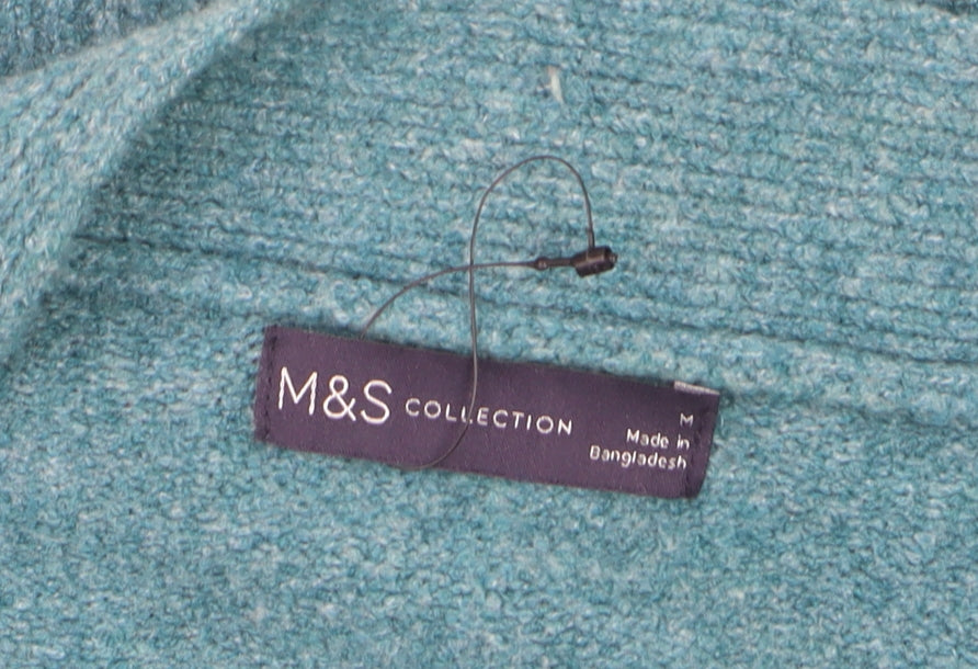 Marks and Spencer Women’s Seafoam Cardigan Medium V-Neck Knit