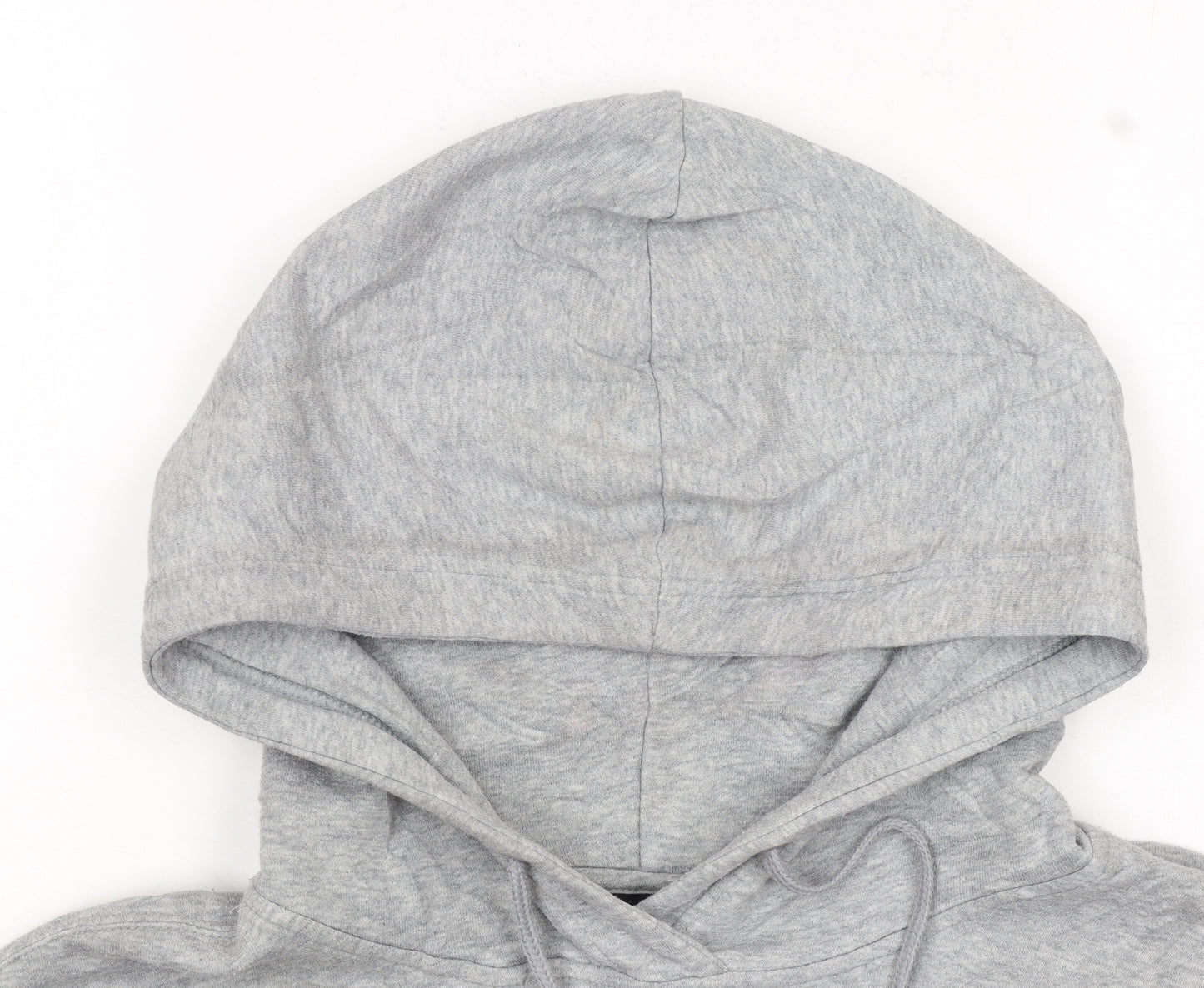Nike Women’s Grey Pullover Hoodie Medium Cotton Blend Drawstring