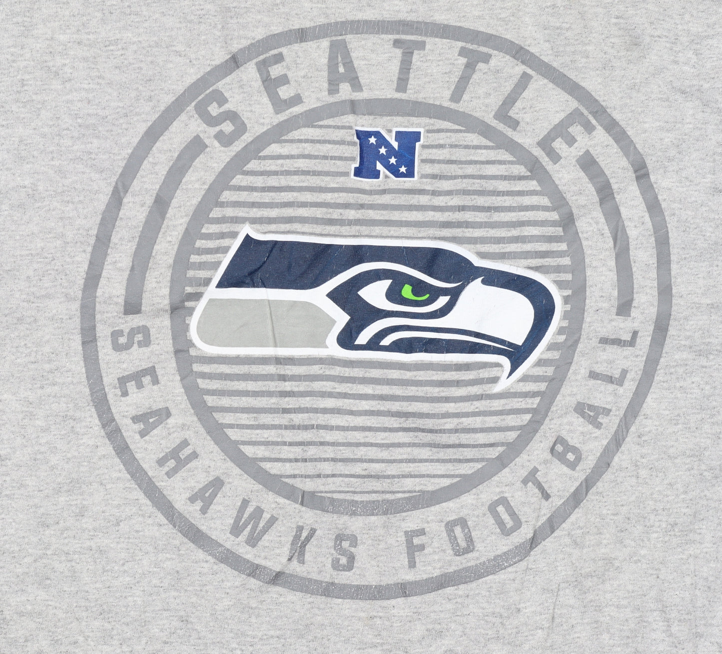 NFL Team Apparel Men's Grey Seattle Seahawks XL T-Shirt