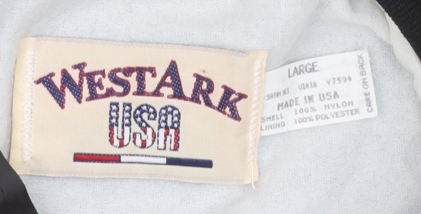 Westark USA Men's Black T-Birds Varsity Bomber Jacket Size L