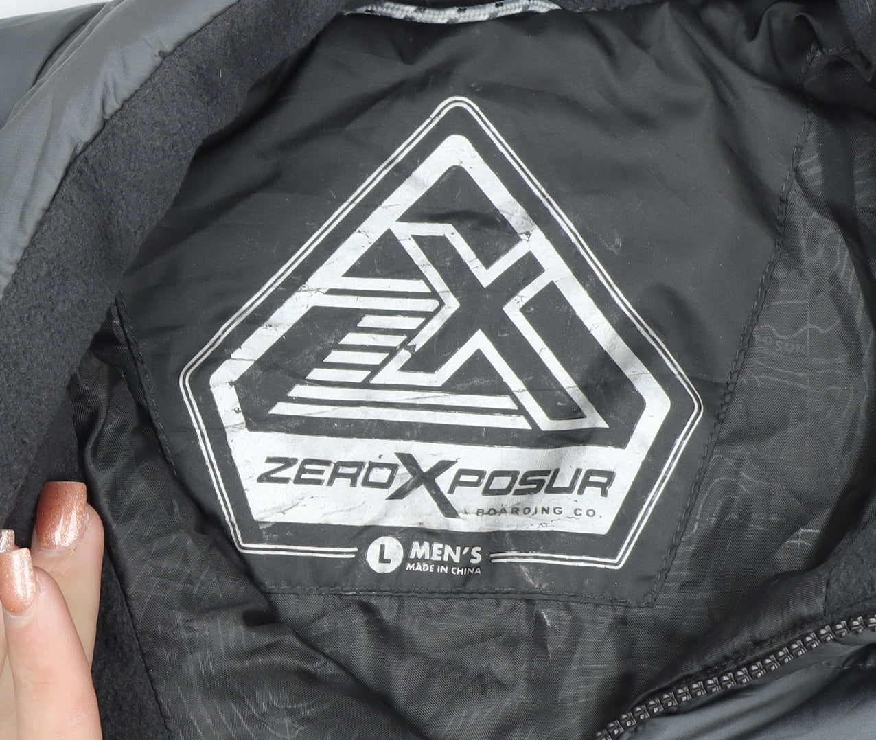 ZeroXposur Men's Grey L Insulated Puffer Jacket Winter Coat